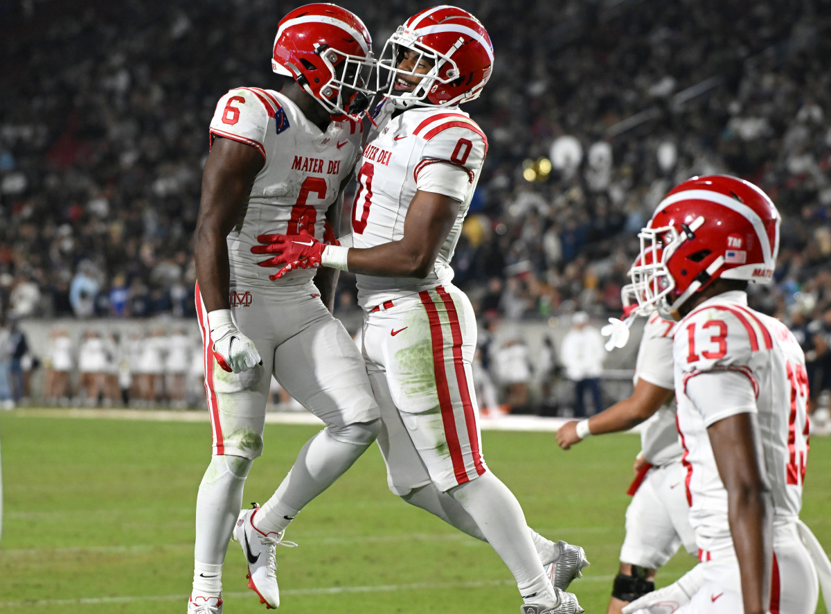 Mater Dei vs St John Bosco CIF Southern Section D1 Final November 24, 2023 Photo-Heston Quan11